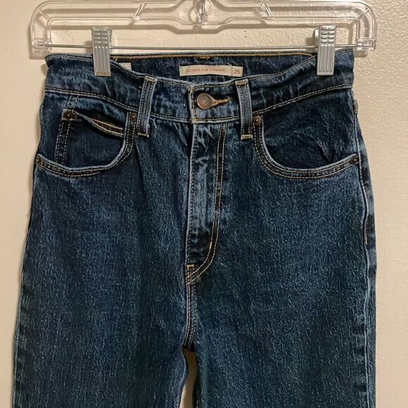 Levi’s Premium 70s High Slim Straight Jeans High Waisted 25 - Picture 4 of 10